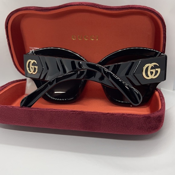 SALE!!! Brand New Auth Latest style Gucci GG0808S Black/Gr - Picture 7 of 12
